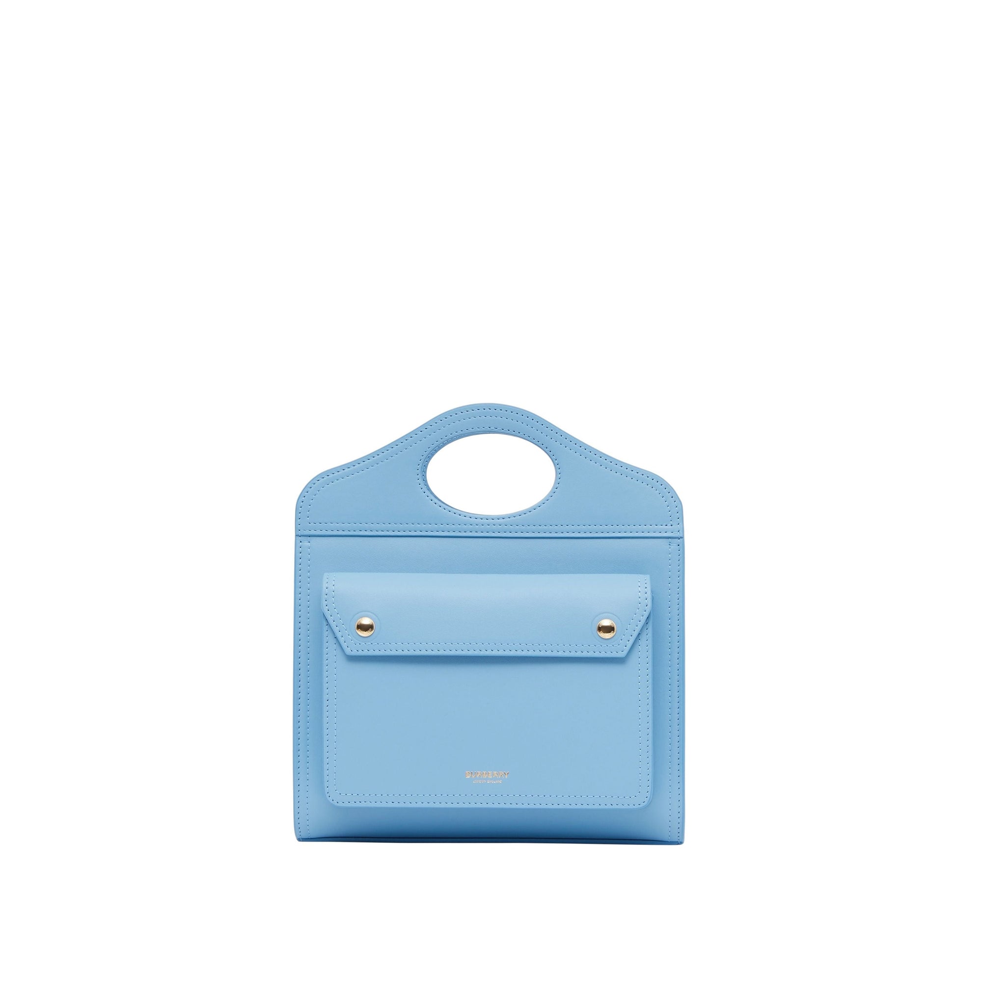 Mini sac Pocket en cuir - Blue Topaz