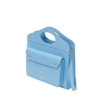 Mini sac Pocket en cuir - Blue Topaz