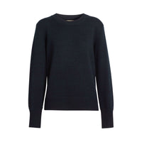 Pull en cachemire avec appliqué logo d'archive - Navy
