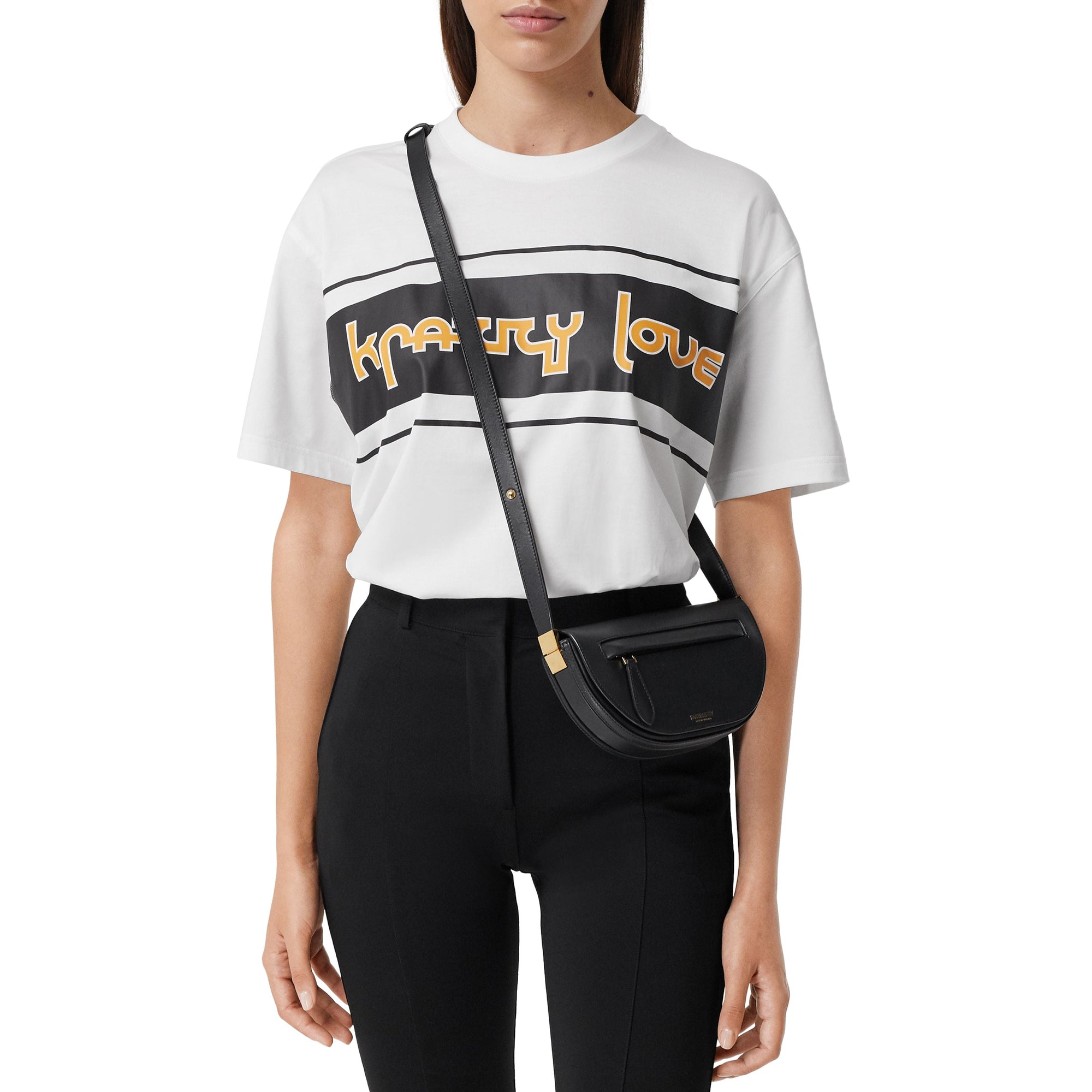Mini sac Olympia en cuir - Black