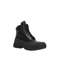 Bottines en cuir - Black & Archive Beige
