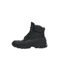 Bottines en cuir - Black & Archive Beige