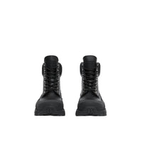 Bottines en cuir - Black & Archive Beige