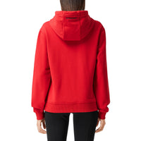 Sweat-shirt à capuche oversize en coton avec slogan - Bright Red