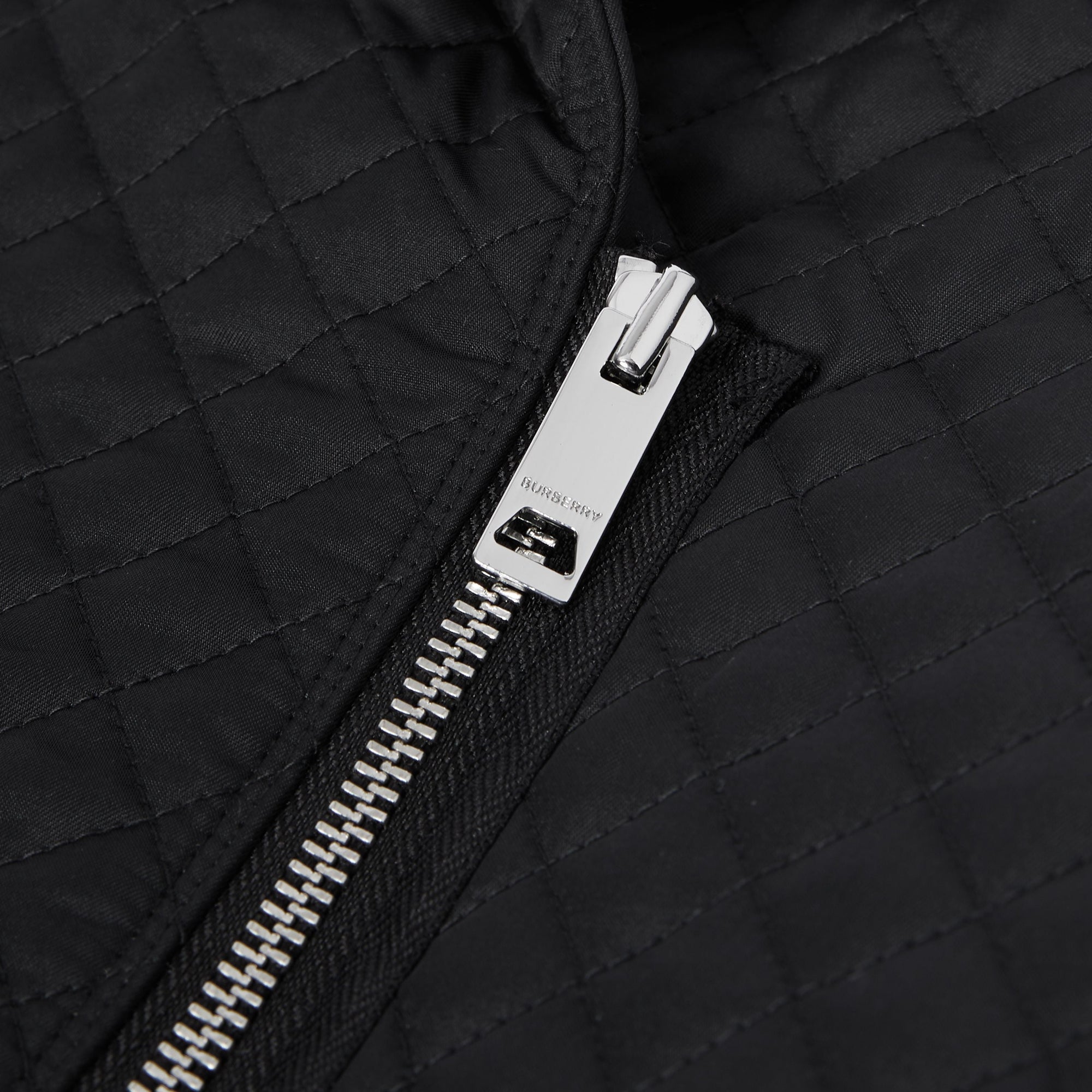 Manteau en polyester recyclé matelassé Monogram - Black