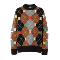 Pull en laine et cachemire Monogram Unisexe - Black