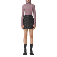 Haut à capuche en jersey stretch check pied-de-poule - Bright Red