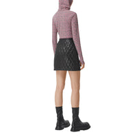 Haut à capuche en jersey stretch check pied-de-poule - Bright Red