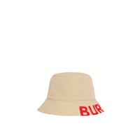 Bob réversible en gabardine de coton avec logo - Honey