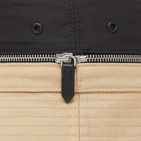 Bob en nylon et sergé de coton avec zip - Soft Fawn
