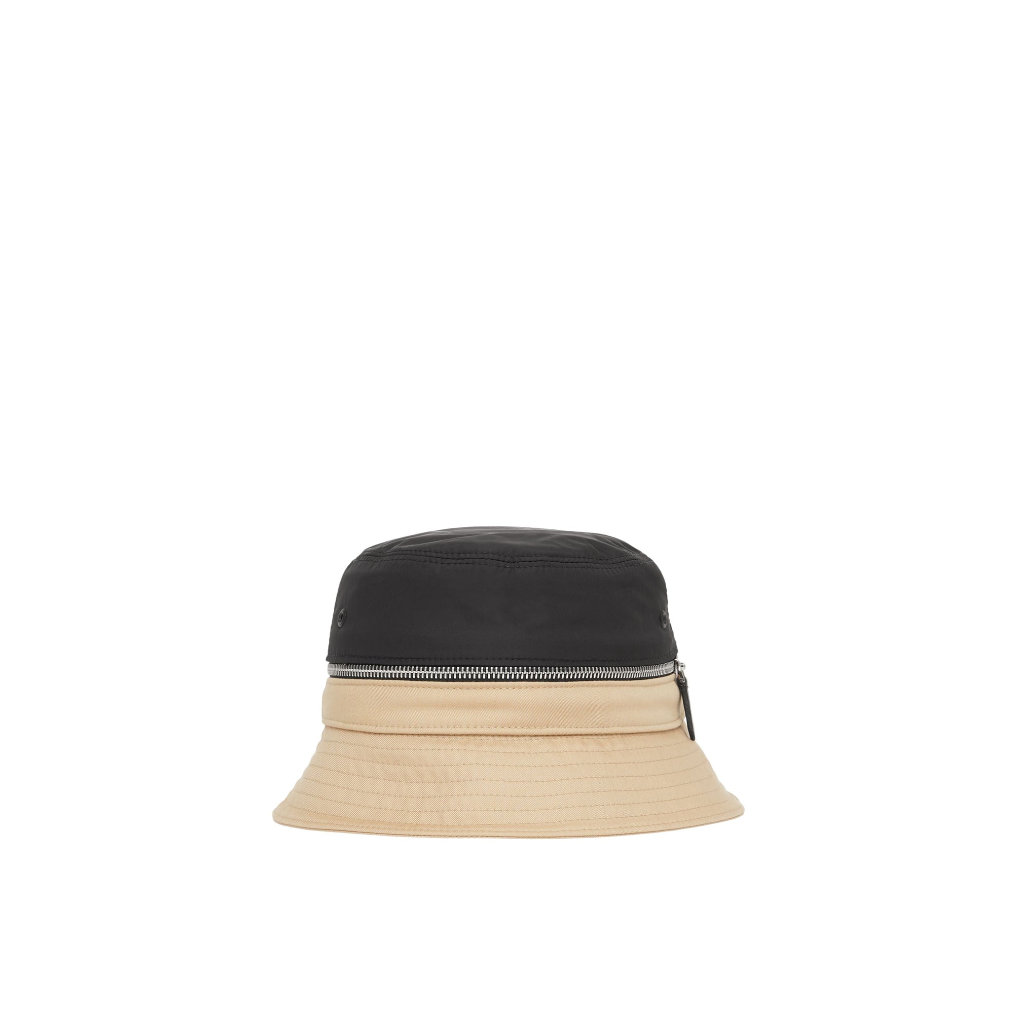 Bob en nylon et sergé de coton avec zip - Soft Fawn