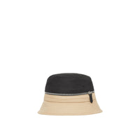 Bob en nylon et sergé de coton avec zip - Soft Fawn