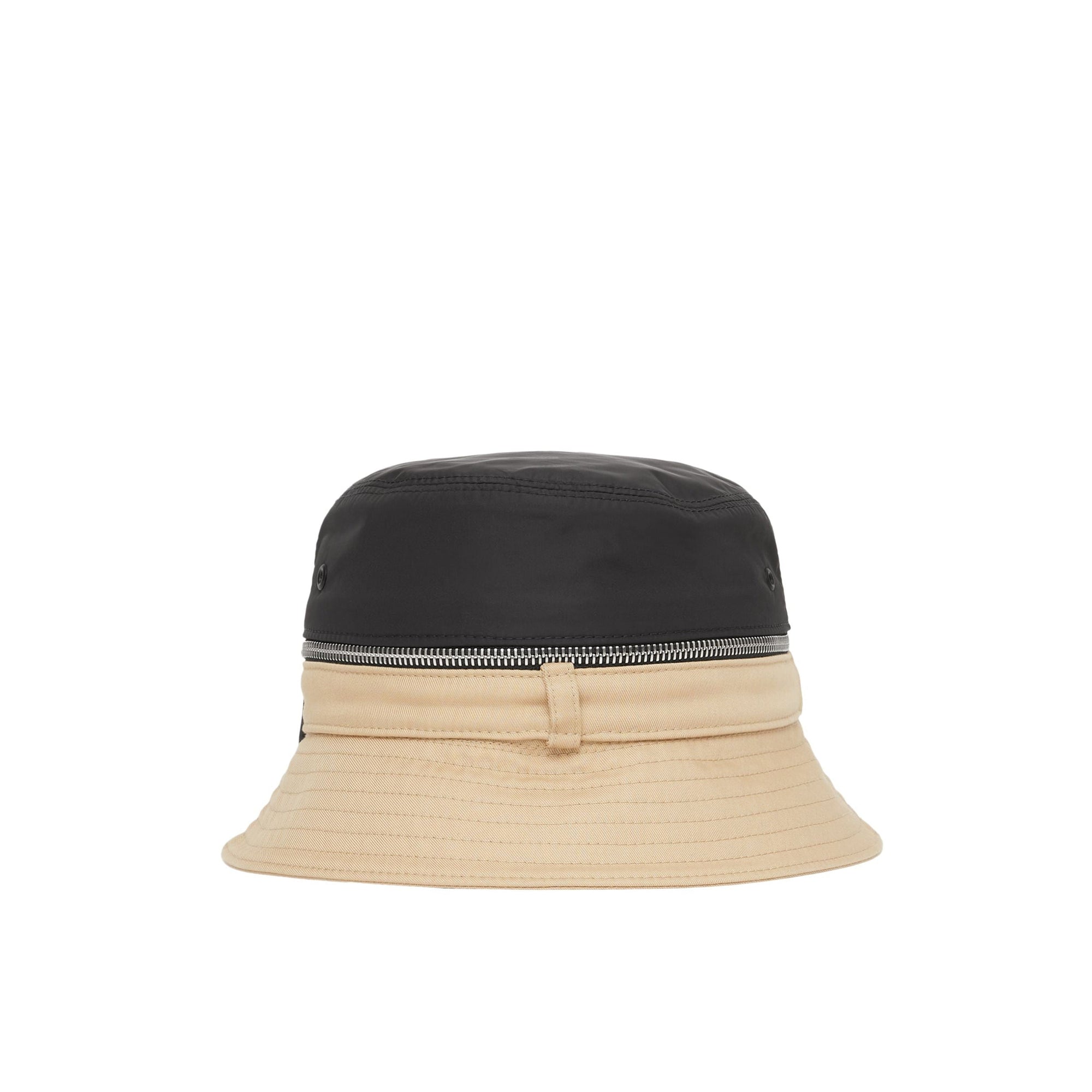 Bob en nylon et sergé de coton avec zip - Soft Fawn