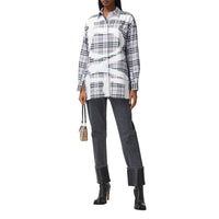 Chemise oversize motif Love exclusif - Pale Blue