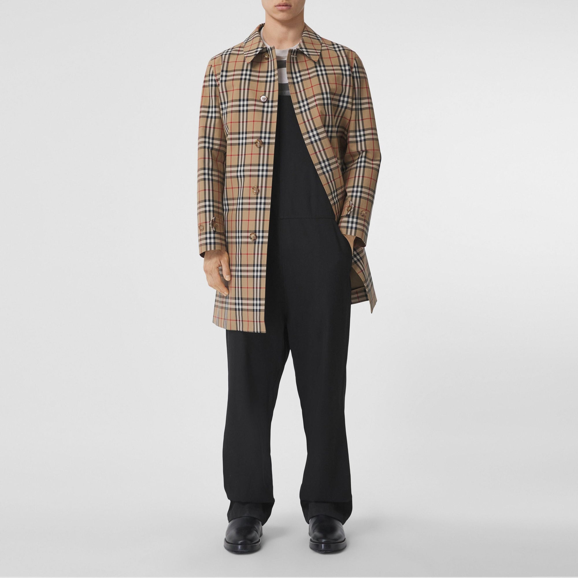 Paletot Vintage check Édition limitée - Archive Beige
