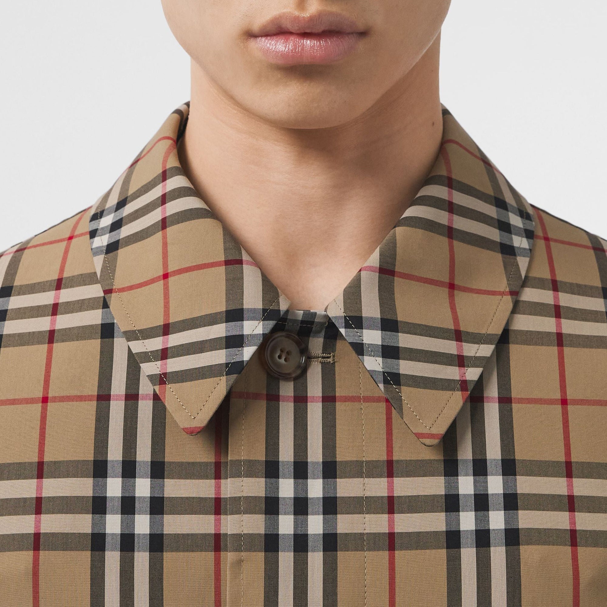 Paletot Vintage check Édition limitée - Archive Beige