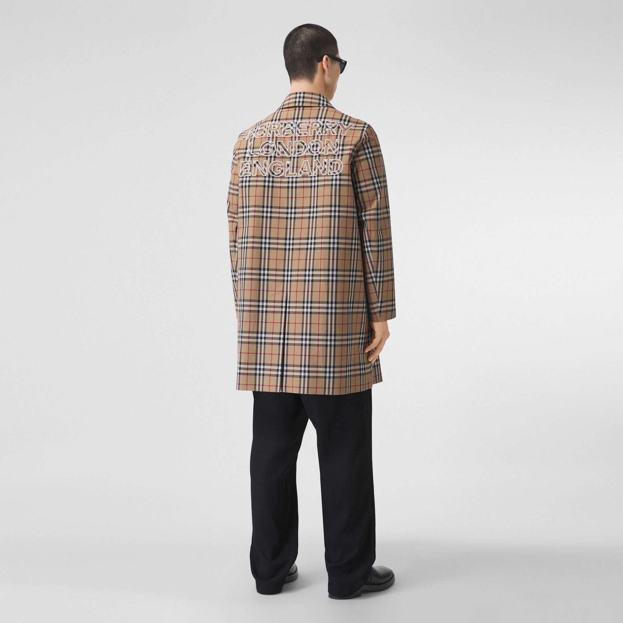 Paletot Vintage check Édition limitée - Archive Beige