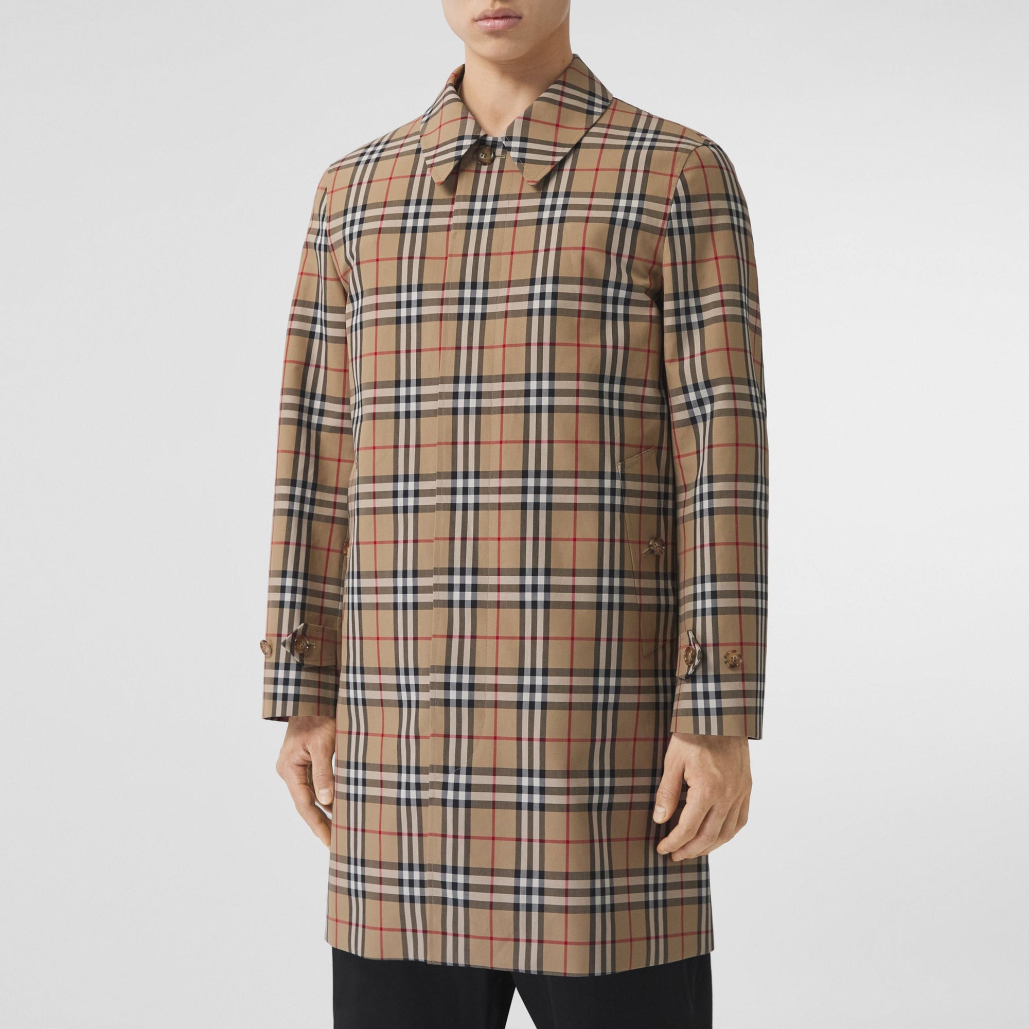 Paletot Vintage check Édition limitée - Archive Beige