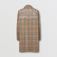 Paletot Vintage check Édition limitée - Archive Beige