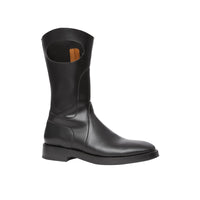 Bottes en cuir avec détail hublot - Black