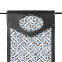 Étui pour téléphone Pocket en cuir et toile Monogram - Baby Blue