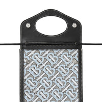 Étui pour téléphone Pocket en cuir et toile Monogram - Baby Blue