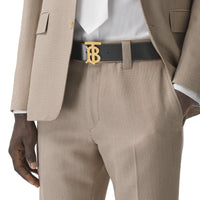 Ceinture en cuir Monogram - Black