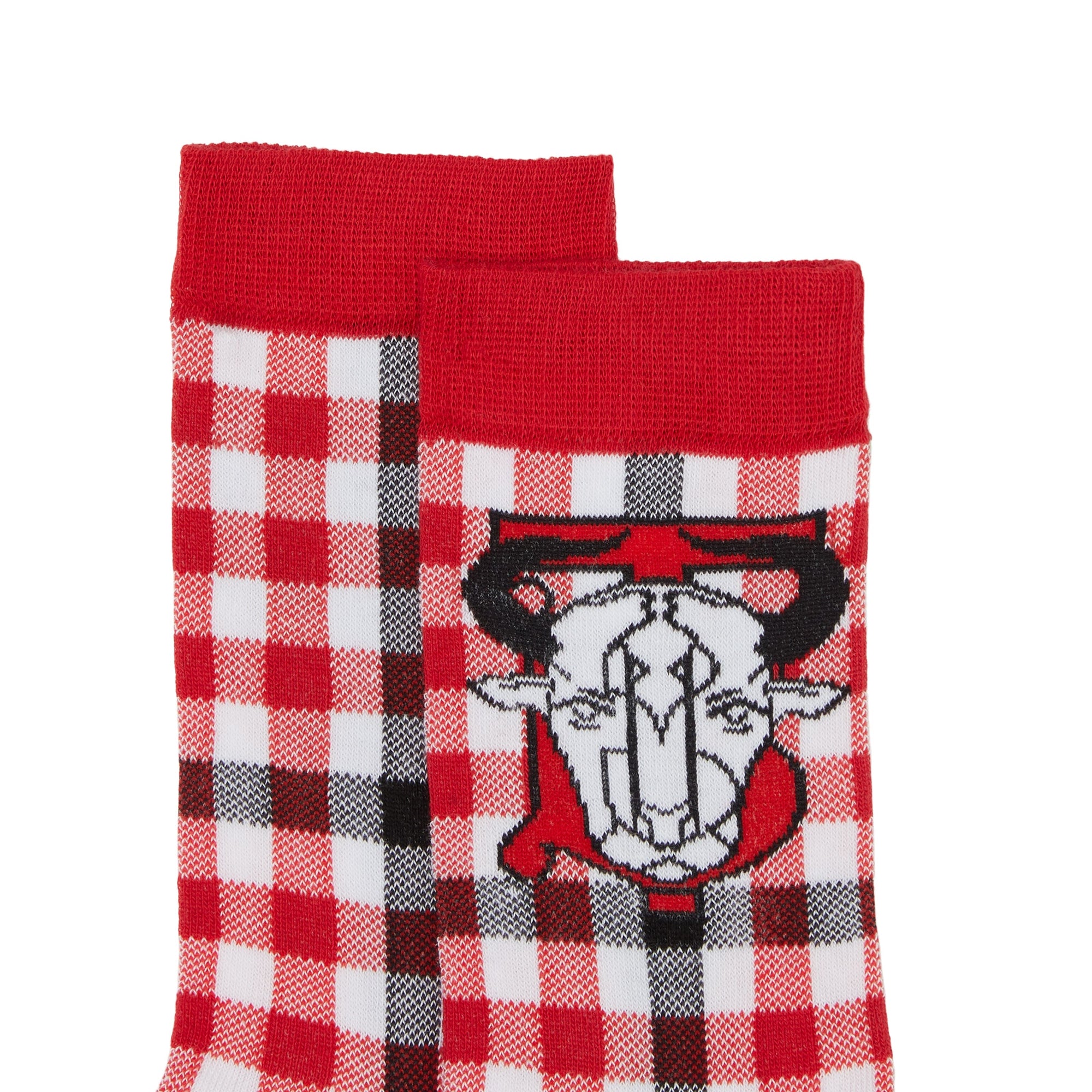Chaussettes en coton stretch technique Monogram - Red