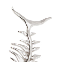 Boucles d'oreilles plaquées palladium avec fossile marin - Palladio