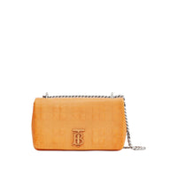Petit sac Lola matelassé en cuir - Pale Orange