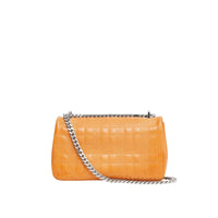 Petit sac Lola matelassé en cuir - Pale Orange