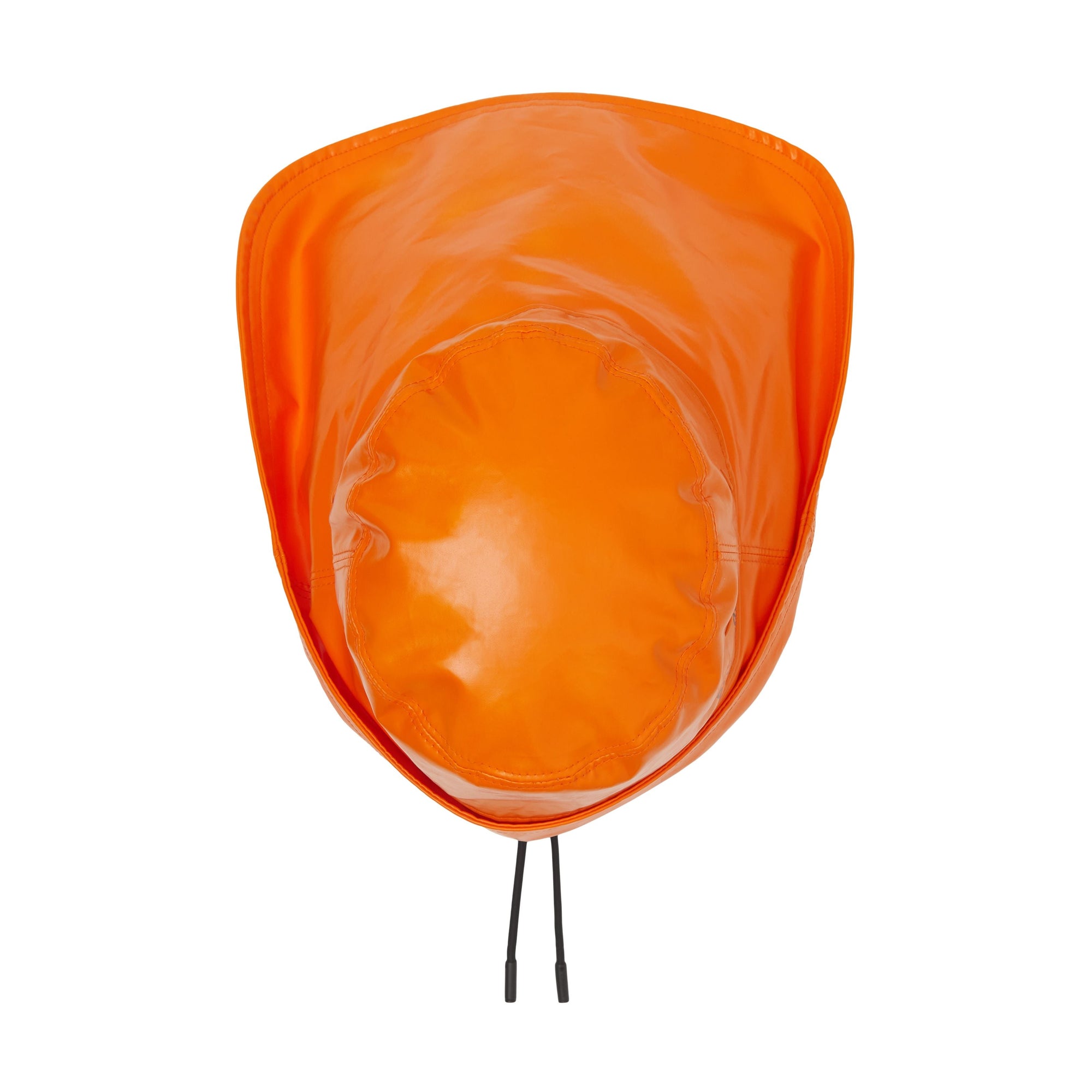 Chapeau de pêcheur en coton caoutchouté avec logo - Deep Orange
