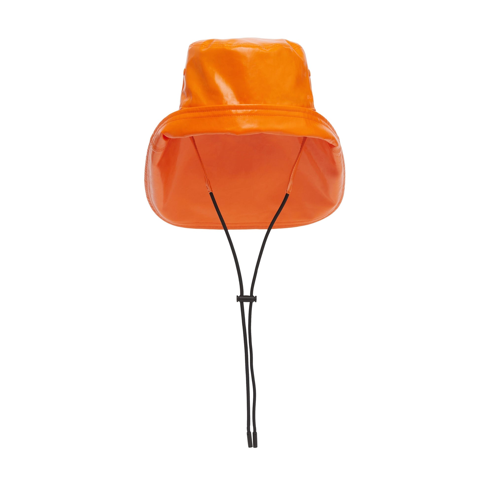 Chapeau de pêcheur en coton caoutchouté avec logo - Deep Orange