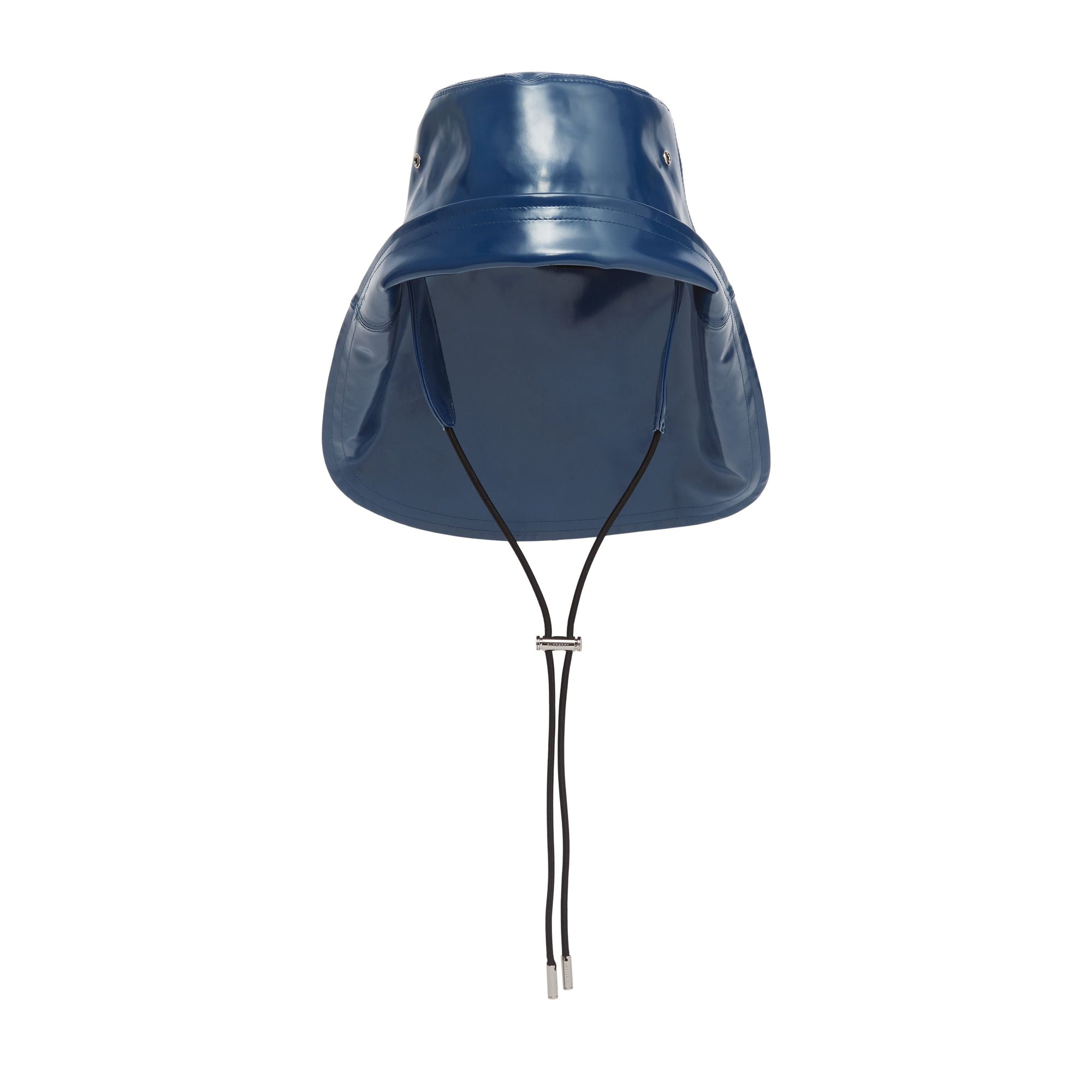 Chapeau de pêcheur en coton caoutchouté avec logo - Ink Blue