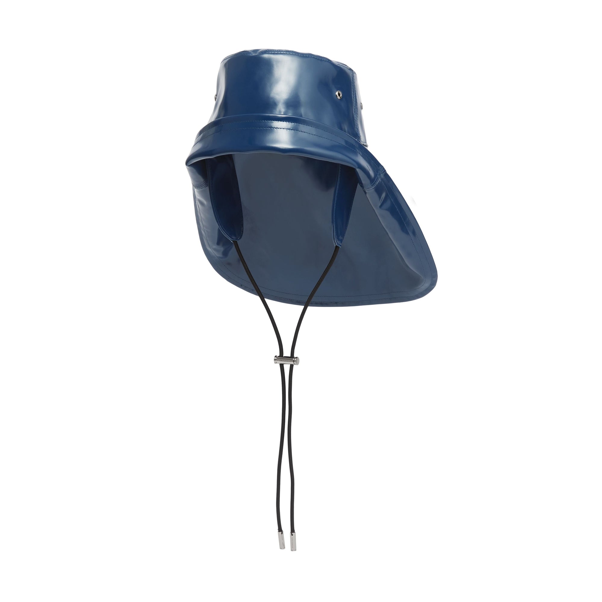 Chapeau de pêcheur en coton caoutchouté avec logo - Ink Blue