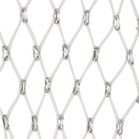 Manchettes en filet à cristaux - Transparent & Palladio