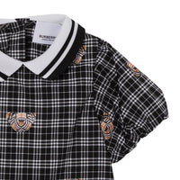 Robe manches bouffantes imprimé Thomas Bear - Black & White