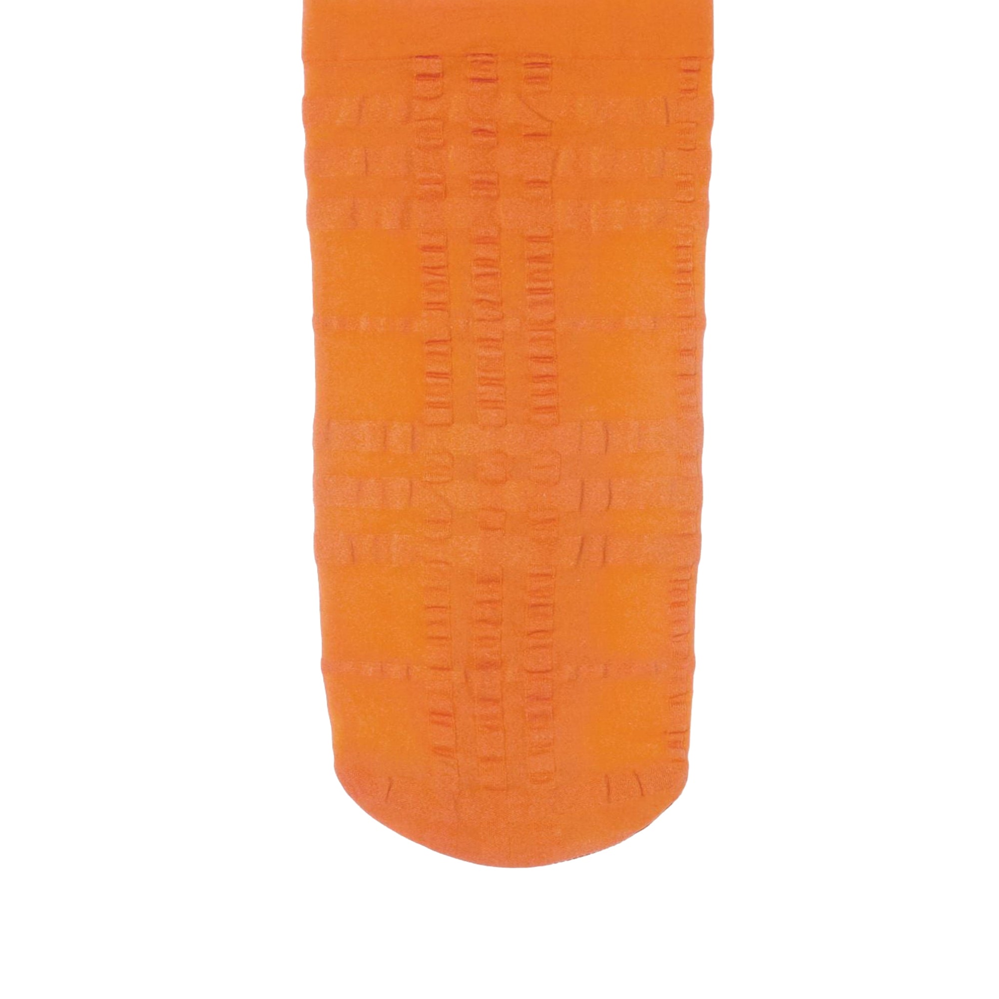 Chaussettes diaphanes check en intarsia - Orange