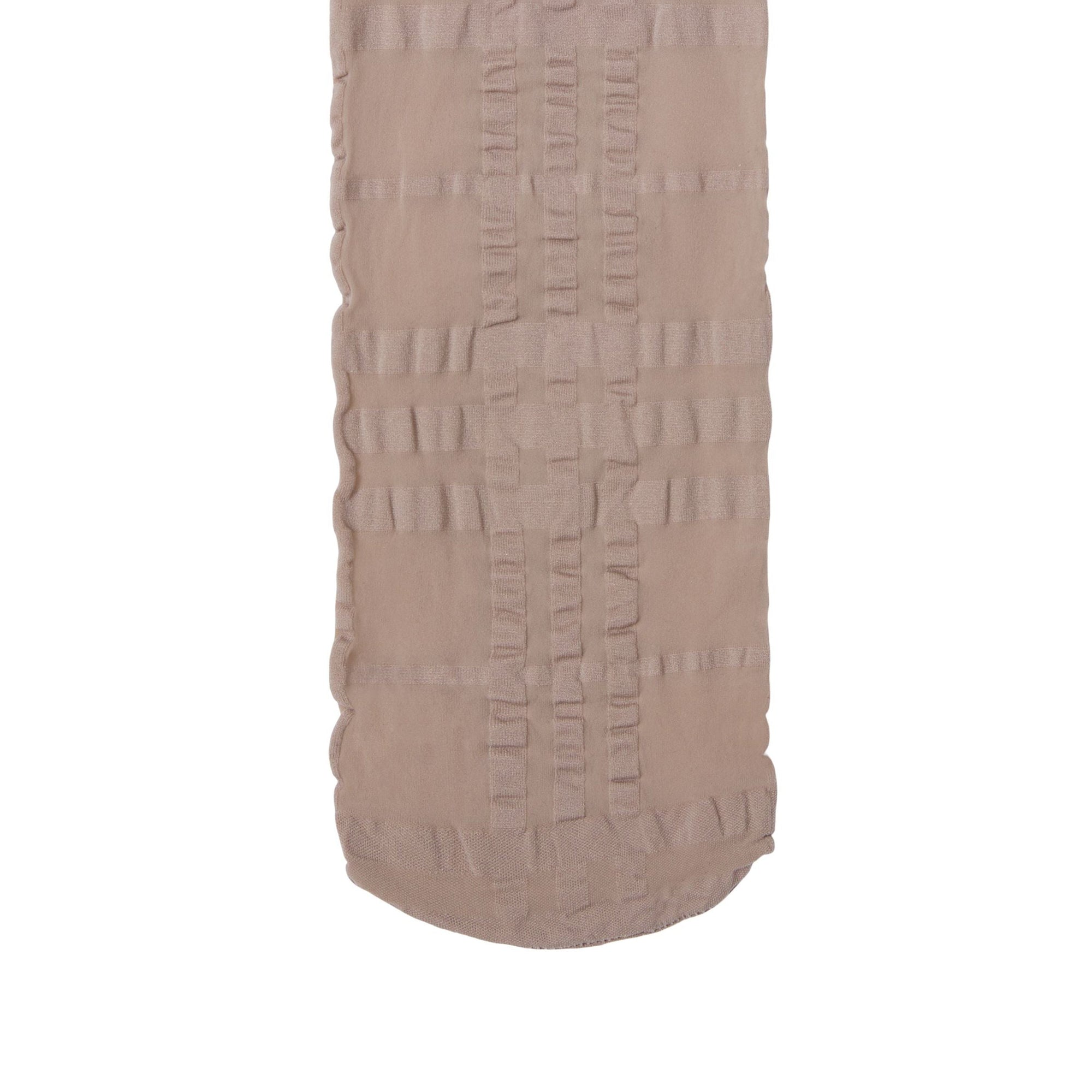 Socquettes en maille technique texturée - Beige