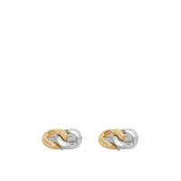Boutons de manchette à maillon plaqués or et palladium - Antique Gold & Silver