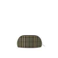 Visière en coton check avec poche zippée amovible - Green Icon Check