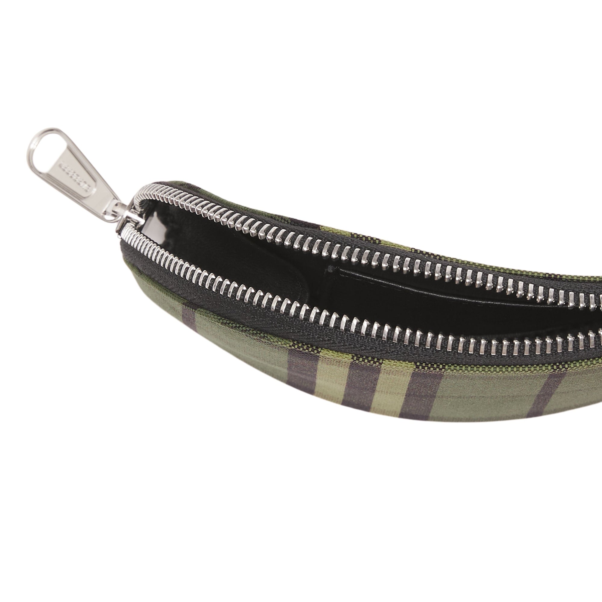 Visière en coton check avec poche zippée amovible - Green Icon Check