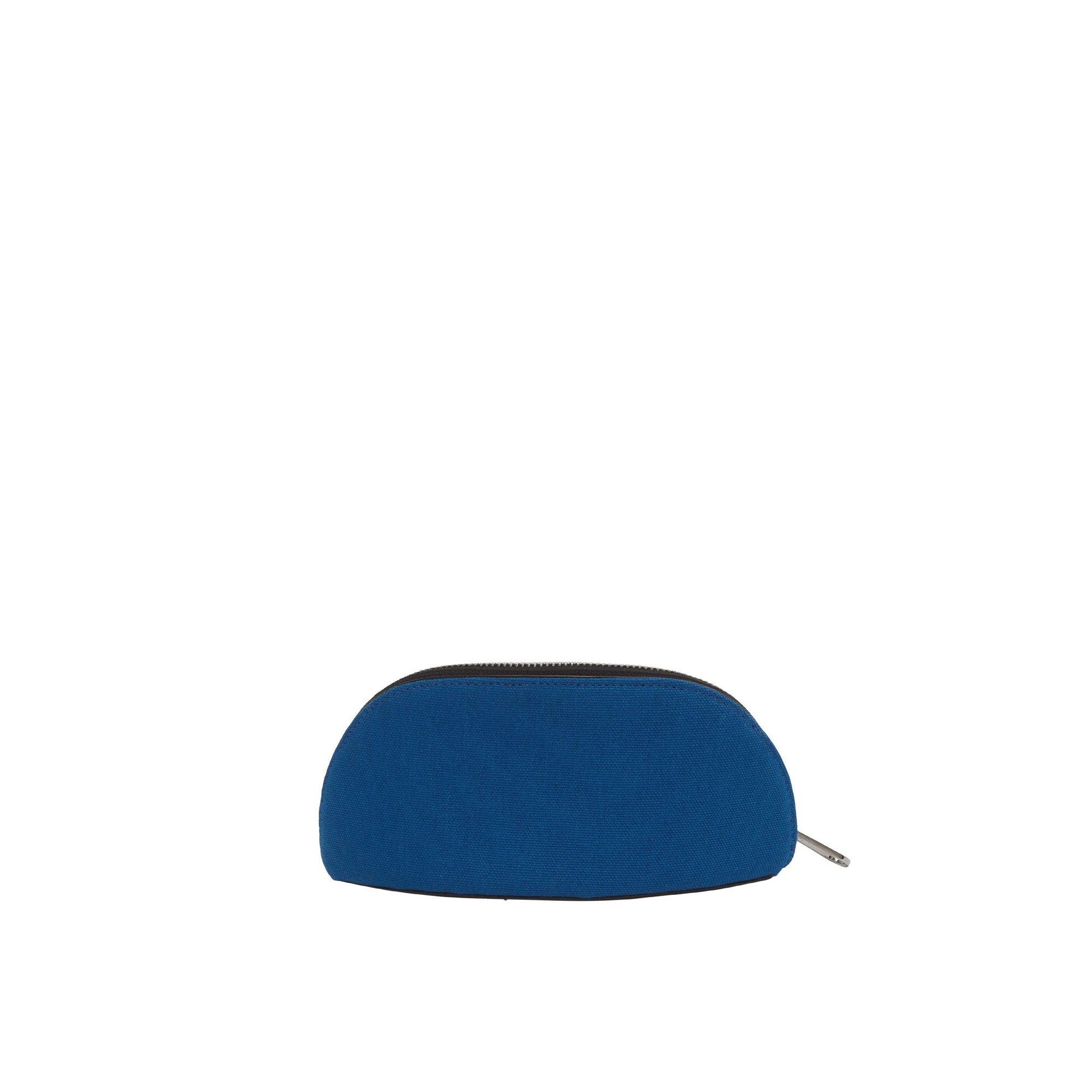 Visière en coton et lin avec poche zippée amovible - Blue