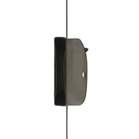 Petit sac banane Olympia en cuir grainé - Poplar Green & Black