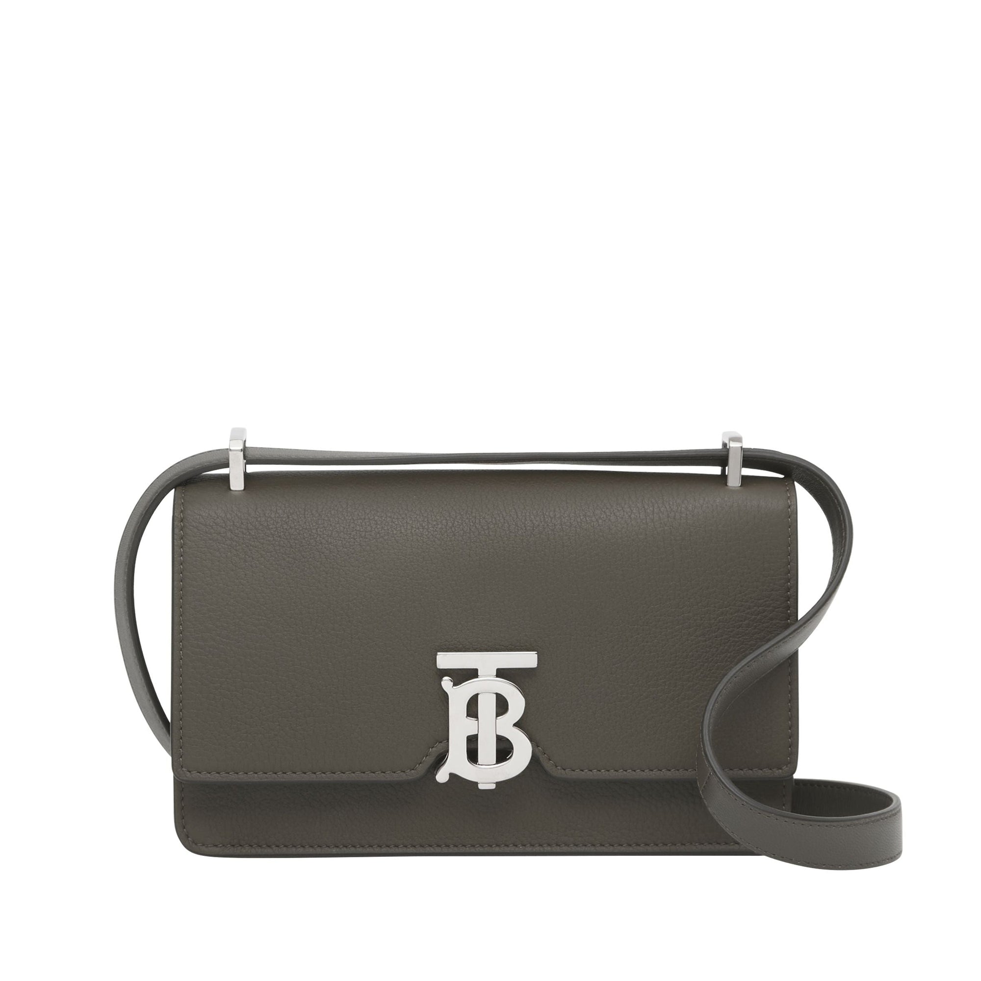 Pochette Robin en cuir grainé - Military Khaki