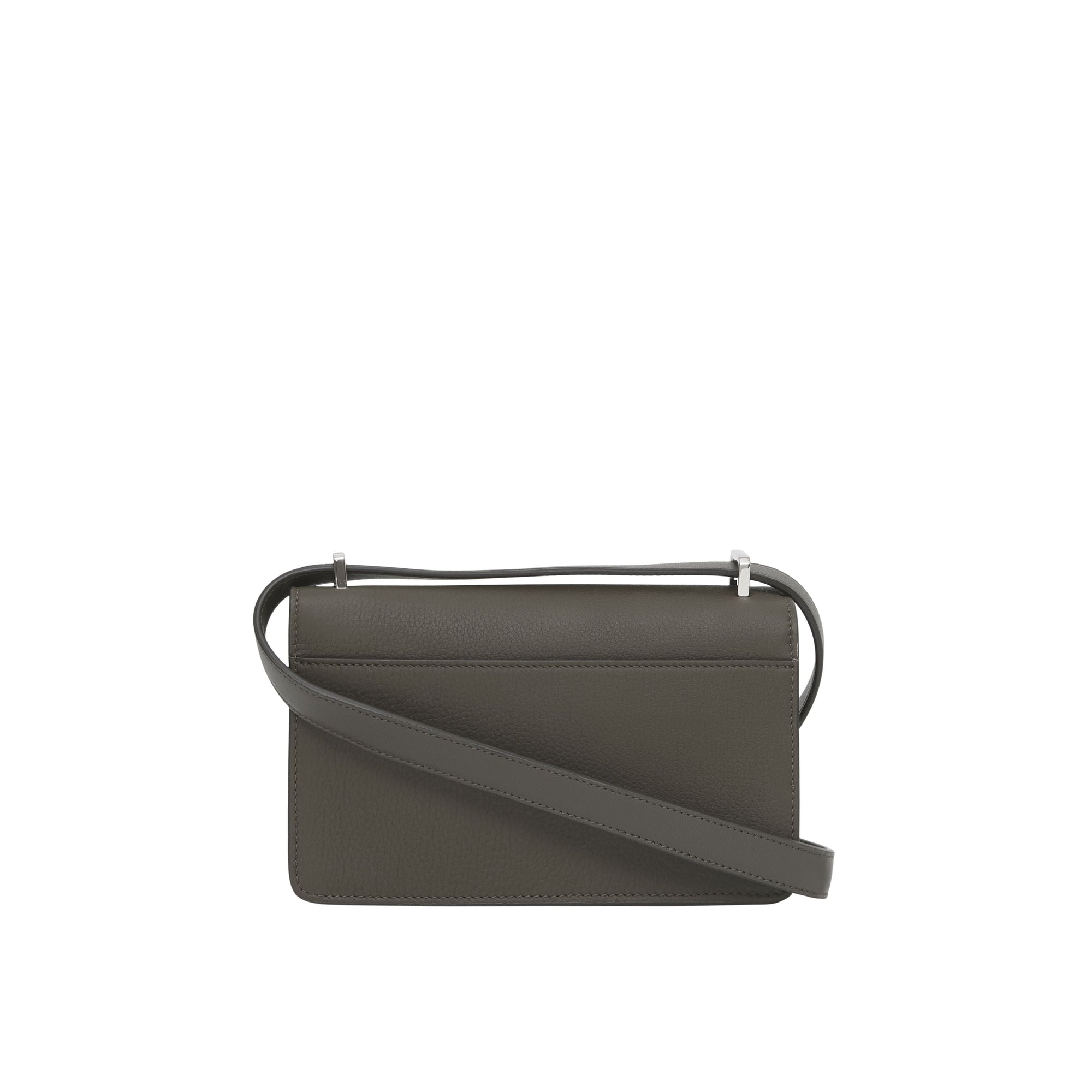 Pochette Robin en cuir grainé - Military Khaki