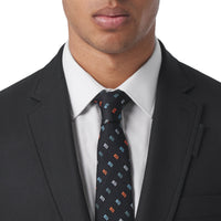 Veste de costume classique en laine et cachemire - Black