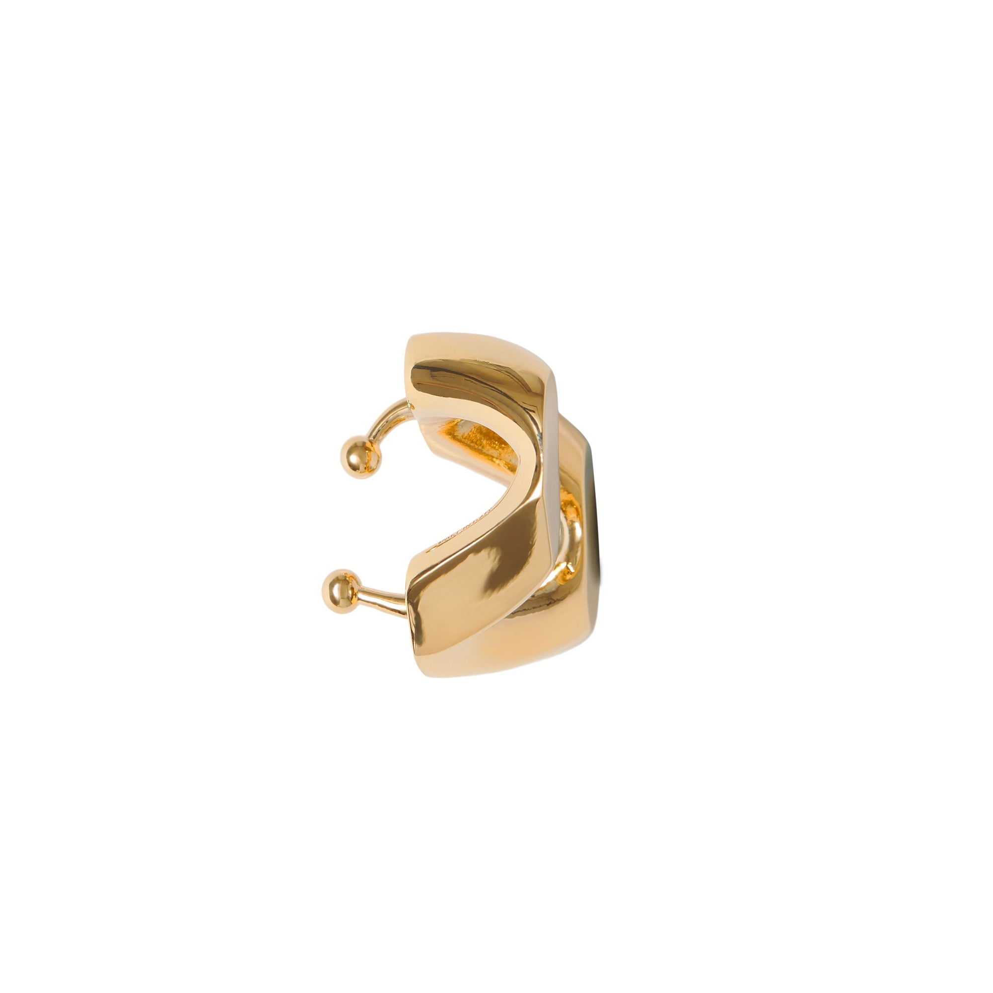 Manchette d'oreille à maillon plaquée or - Light Gold