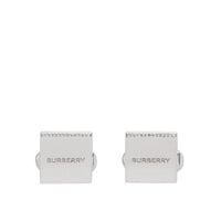 Boutons de manchette plaqués palladium avec cristaux - Palladio & Crystal