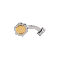 Boutons de manchette plaqués palladium en forme d'écrou - Palladio & Dark Brass
